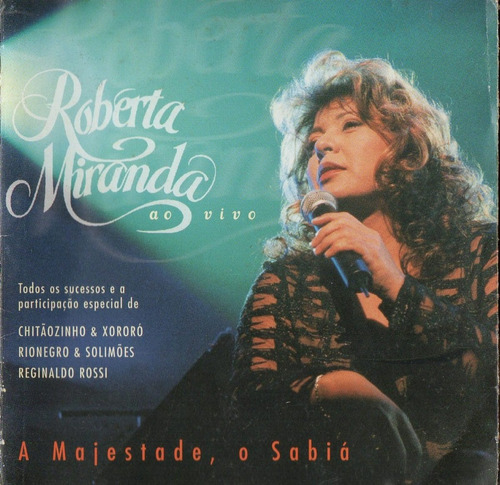 Cd Roberta Miranda A Majestade O Sabiá Ao Vivo