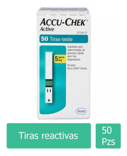 Accu Chek Active Caja Con 50 Tiras Reactivas