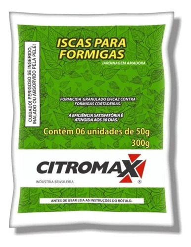 Isca Resistente A Umidade Formiga Cortadeira 300 Gr Kit 20