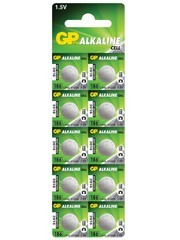 Pila Alcalina 1.5v  Gp 186-2c10, Blister 5 Unidades