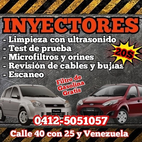 Imagen 2 de 5 de Inyector De Ford Fiesta Ka Aveo Spark Optra Chery Toyota