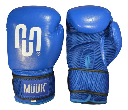 Guante De Box Muuk Cuero Azul