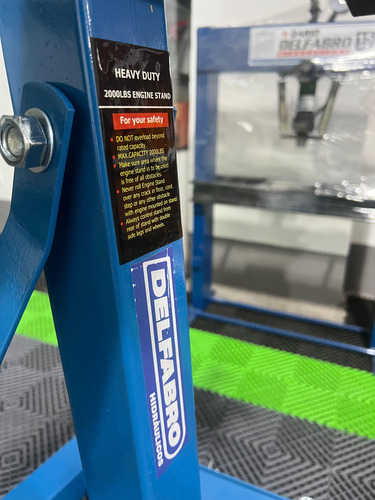 Banco Motor Plegable Reforzado 1000 Kg Delfabro