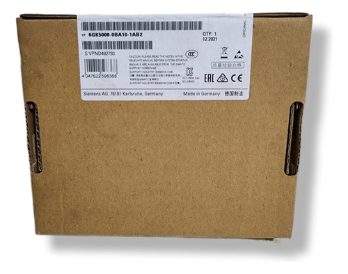 6gk5008-0ba10-1ab2 Siemens Switch Scalance Xb008 Simatic Net