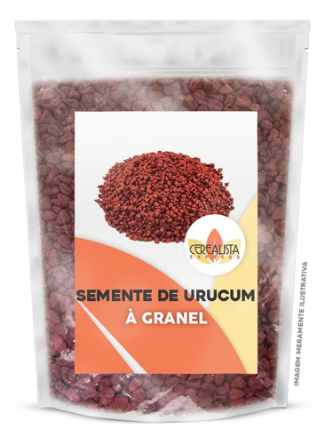Semente De Urucum Natural Premium 500g - Mega