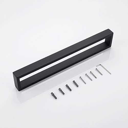 Miyili - Toallero De Acero Inoxidable Sus 304, Color Negro M