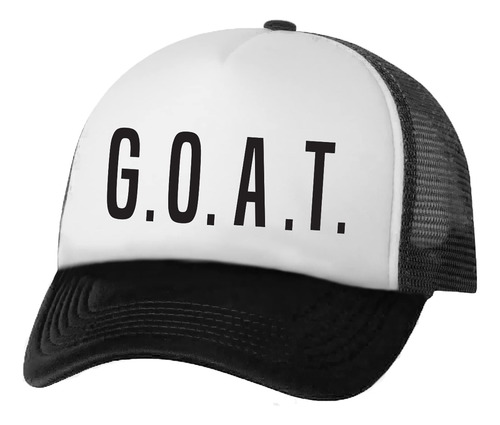 Gorra G.o.a.t (la Mejor De Todos Los Tiempos) Con Cierre De
