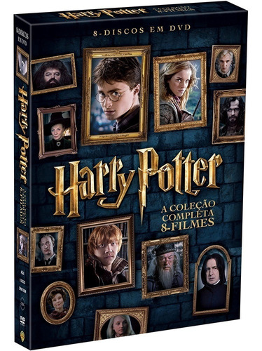 Dvd Harry Potter - A Coleção Completa - 8 Discos