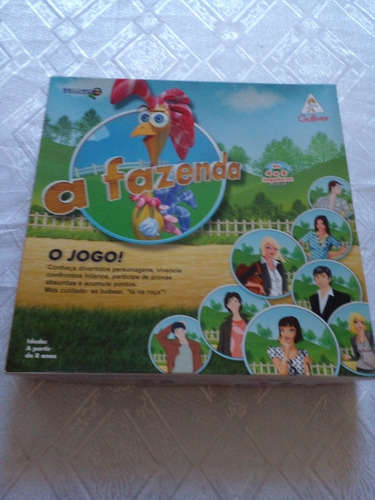 Jogo De Tabuleiro A Fazenda Gulliver Raro.