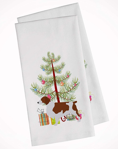 Bb2918wtkt Welsh Springer Spaniel Merry Christmas Tree ...