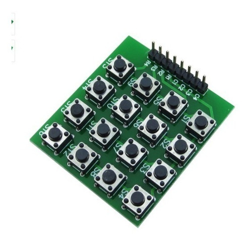 Teclado Matricial 4x4 Micro Switch Master Prog Edutronika