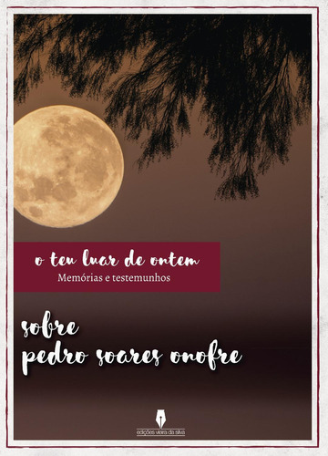 O Teu Luar De Ontem, de Soares Onofre , Pedro.., vol. 1. Editorial Edicoes Vieira Da Silva, tapa pasta blanda, edición 1 en español, 2017