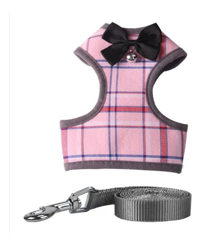 Imagen 7 de 10 de Arnés Con Collar Correa Para Gatos, Perros Pequeños Mascotas
