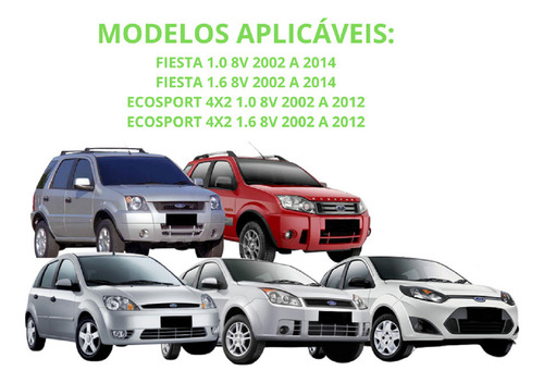 Sapata Lona Freio Traseira Fiesta Ecosport 1.0 1.6 2002/2012