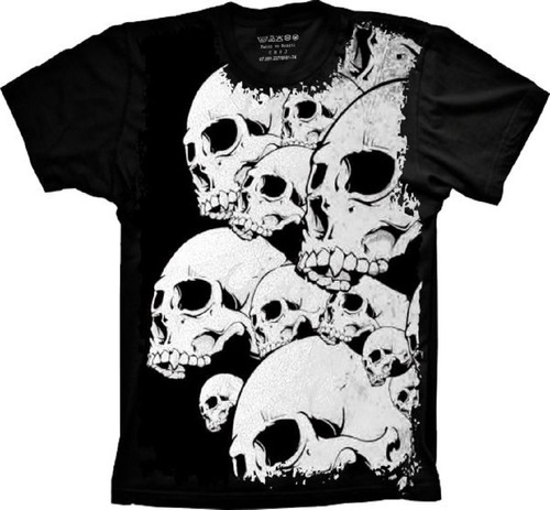 Camiseta Plus Size Legal - Cranio Caveiras