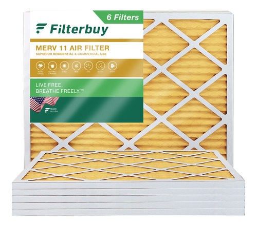 Filtro Aire Merv Defensa Alergeno Plisado Para Horno Hvac