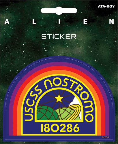 Ata-boy Alien Nostromo Sticker Pegatinas - Regalos Y Mercanc