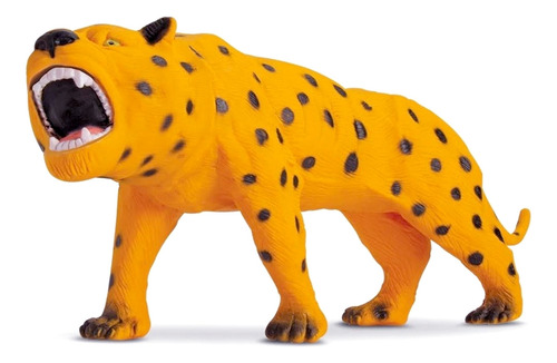 Brinquedo Animal Leopardo Onça Pintada Grande - Bee Toys