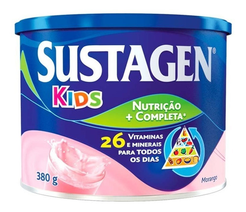 Complemento Alimentar Kids Sabor Morango Lata 380g Sustagen