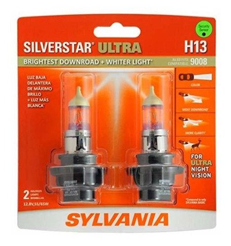 Sylvania H13 Silverstar Bombilla Halógena De Alto