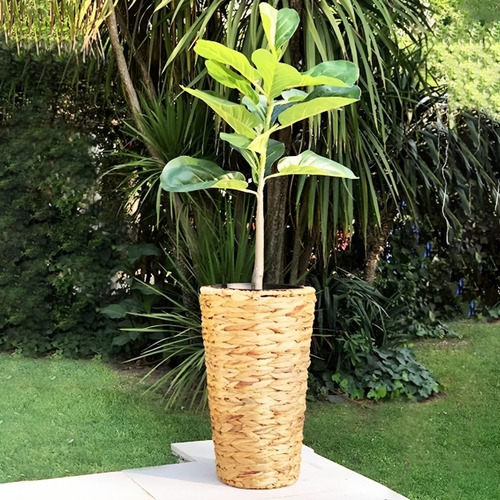 Planta Artificial Ficus De Plástico Alta Interior Decoración