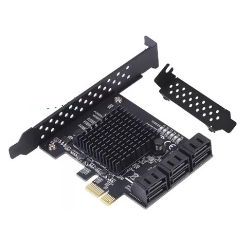 Adaptador Expansor Pci-e 3.0 X1 Hacia 6 Puertos Sata