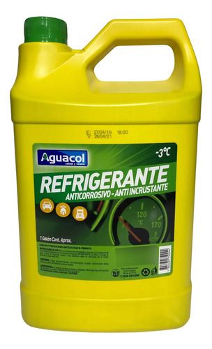 Refrigerante Y Anticongelante -3°c Anticorrosivo 