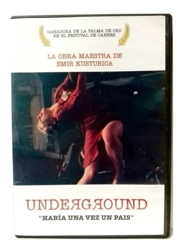 Dvd Underground Habia Una Vez Un País (underground) 1995
