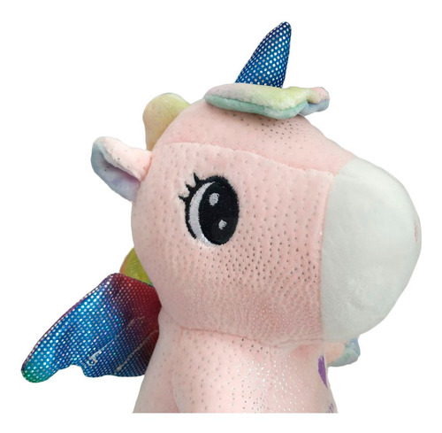 Peluche Unicornio Arcoiris Kawaii Suave Tierno Muñeco