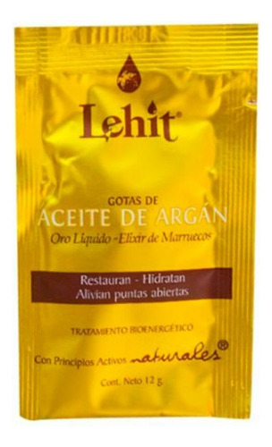 Aceite Argan Lehit Sachet - g a $417