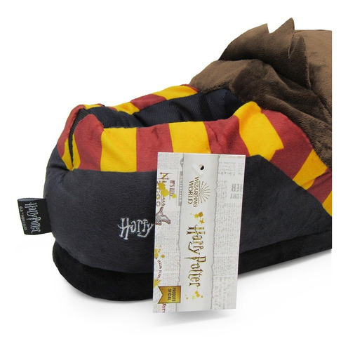 Imagem 3 de 8 de Pantufa 3d Rosto Harry Potter Solado Borracha - Original