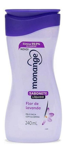 Sabonete Líquido Monange Flor De Lavanda 240ml