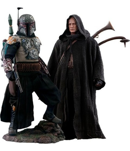 Boba Fett (deluxe Version) Sixth Scale Figure Set By Hot Toy