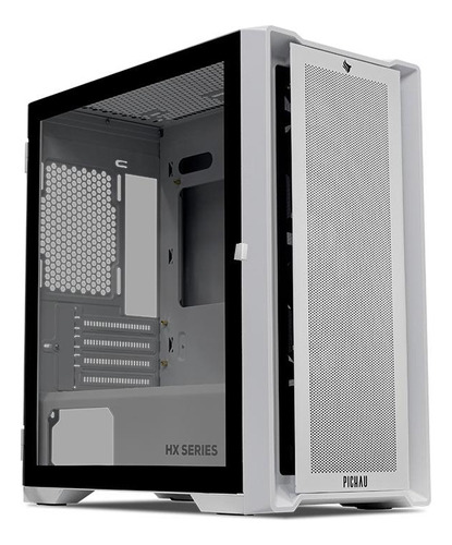 Gabinete Gamer Pichau Hx550m, Mid-tower, Lat De Vidro, C/3 F Cor Branco