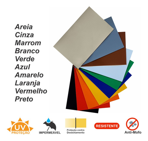 Toldo Completo Com Tubos Sob Medida 4,20 X 2,50