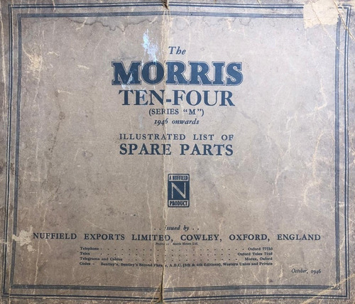 Coche Antiguo Morris Ten Four Serie M 1946