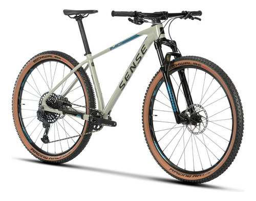 Bike Aro 29 Mtb Xl21' Hidráulico Impact Race 2023 Cinza Aqua