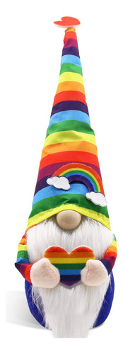Rainbow Gnome Escandinavo Tomte Nisse Pride Nordic Norris Up