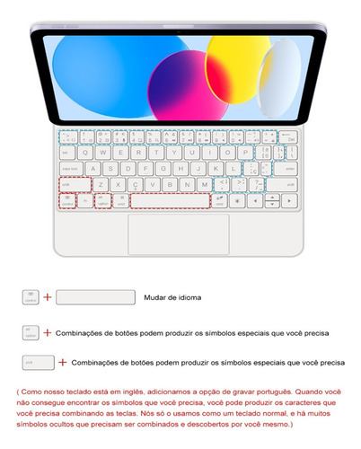 Funda Teclado Magic Keyboard Para iPad 10.9 De Décima Genera