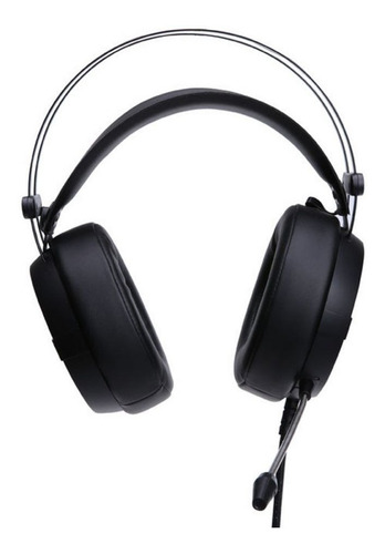 Imagen 2 de 6 de Auricular Gamer Hp H160 Micrófono Usb Luz Led Negro Headset