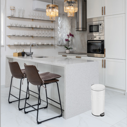 Lixeiras 30 Litros Com Pedal Lixeira Banheiro Cozinha Grande