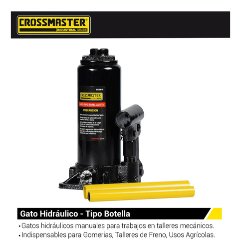 Crique Hidráulico Gato Tipo Botella 6tn Crossmaster 9936868