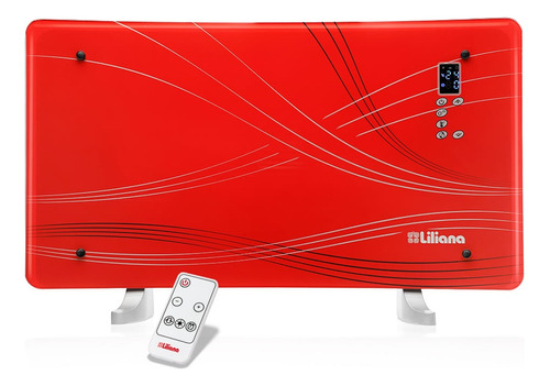 Calefactor Panel Curvo 2200w Liliana - Turboluxe - Rojo 6c