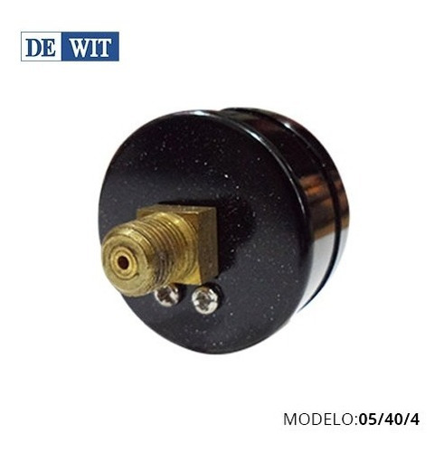 Manómetro. Marca: Dewit. Modelo: 05/40/4