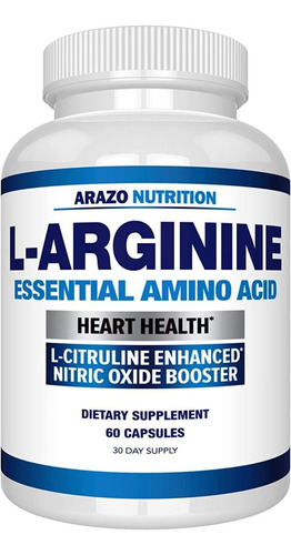 Premium L Arginine - 1340 Mg De Potenciador De Óxido Nítric
