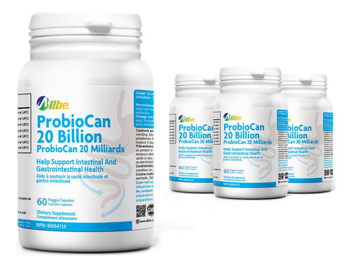 Allbe Probiocan 20b Cfu Probióticos Mujer 240 Días