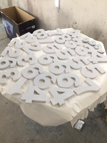 Imagen 9 de 10 de Letras Coporeas Pvc / Madera /acero Inoxidable/ Galvanizado
