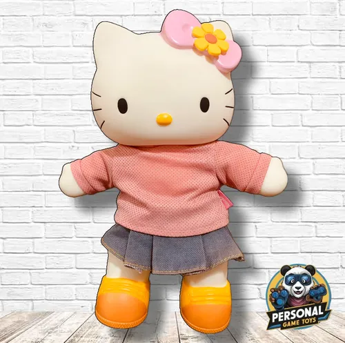 Linda Boneca Hello Kitty Original Multibrink 26cm