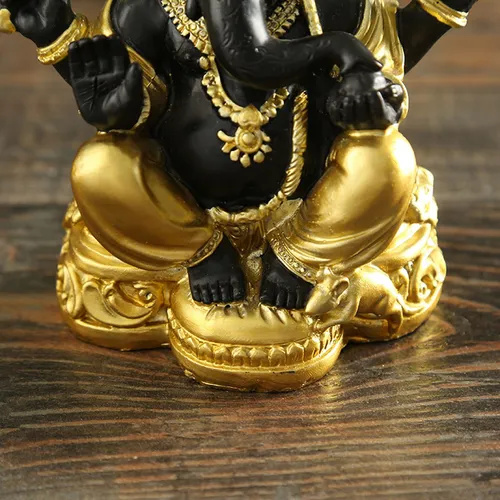 Estatuilla Rara De Ganesha Elefante Dios Buda Decorativa