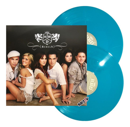 Rbd Rebelde Rebels Azul Blue 2 Lp Vinyl 